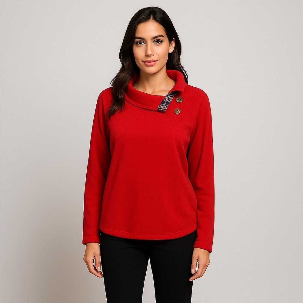 J. Crew Red Sweater 🍒 - Picture 1 of 10